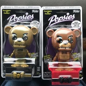 NEW Funko Popsies FREDDY FAZBEAR figures.Set of 2